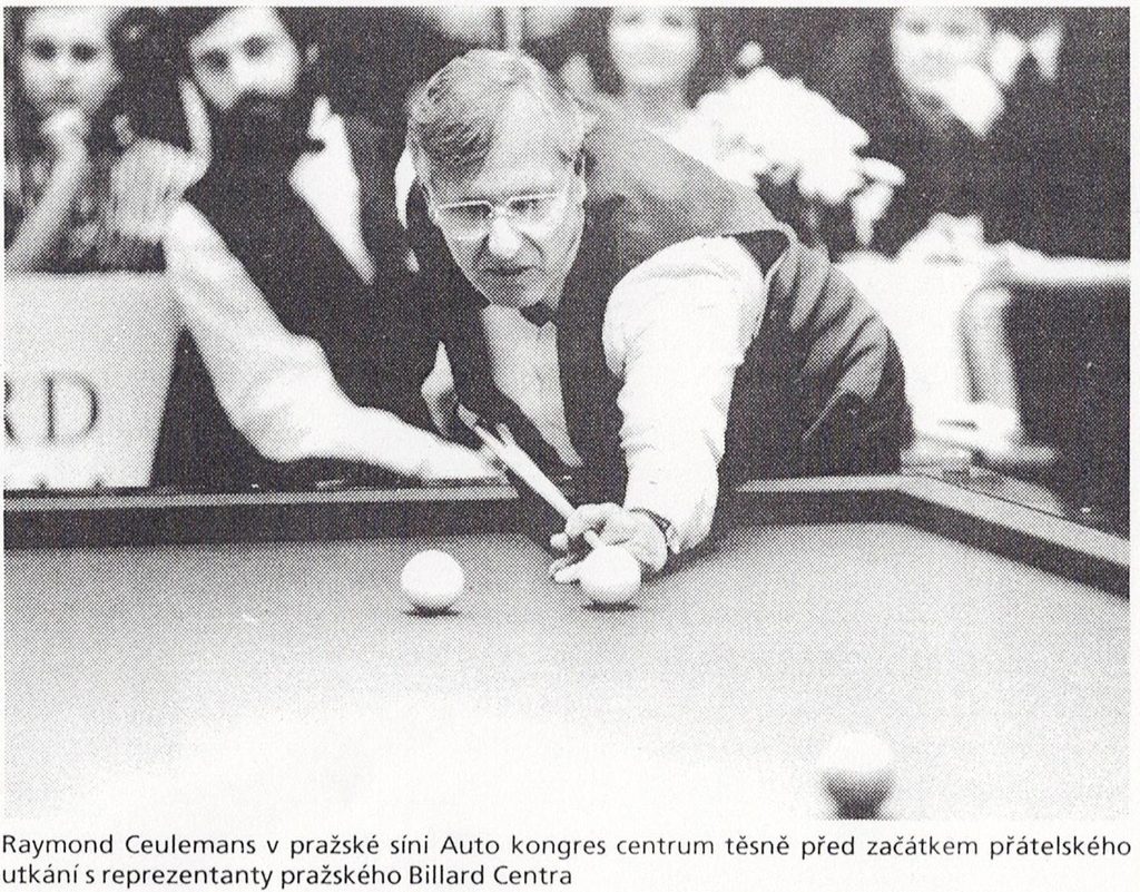 Rok 1993. Ruda v zápase s legendou našeho sportu Belgičanem Raymondem Ceulemansem.


